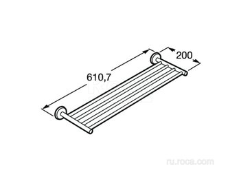 Полотенцедержатель Roca Twin 816707001