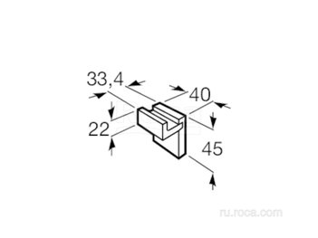 Крючок Roca Rubik 816840001