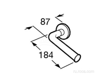 Держатель Roca для туалетной бумаги Hotels 816725001