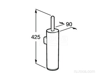 Ёршик Roca с подставкой Hotels 816726001