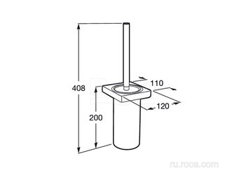 Ёршик Roca с подставкой Tempo 817036001