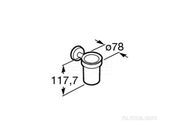 Стакан Roca Twin 816705001