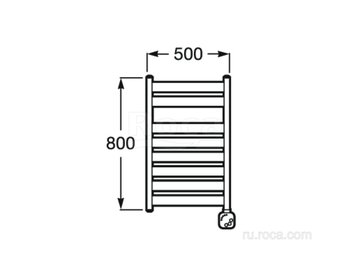 Полотенцесушитель Roca электрический Hotels 815502000