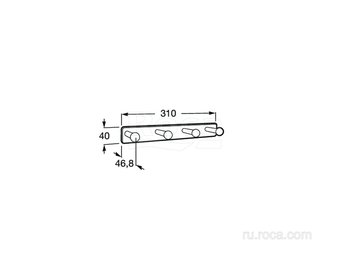 Крючок Roca Victoria 816652001