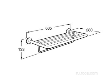Полотенцедержатель Roca Hotels 816379001