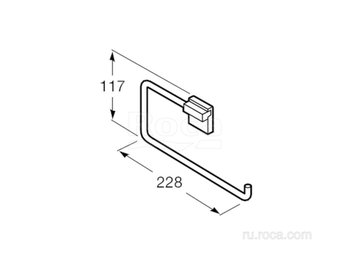 Полотенцедержатель Roca Rubik 816847024