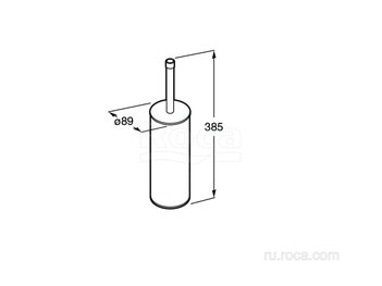 Ёршик Roca с подставкой Superinox 817306002
