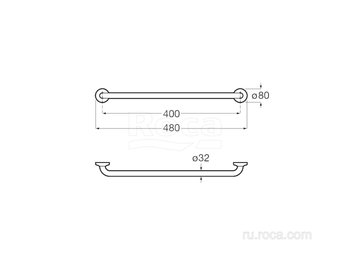 Поручень Roca Access Comfort 816927002