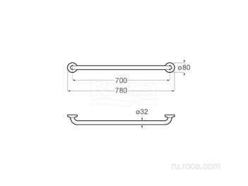 Поручень Roca Access Comfort 816929002