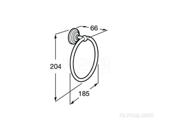 Полотенцедержатель Roca кольцо Carmen 817002001