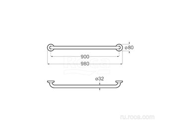 Поручень Roca Access Comfort 816930002