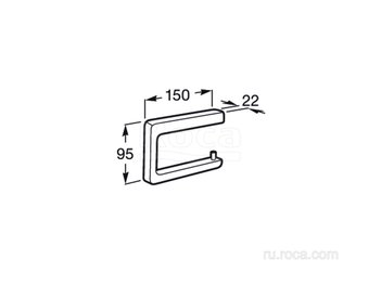 Держатель Roca для туалетной бумаги Tempo 817034001