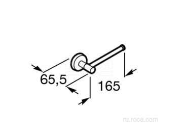 Держатель Roca для туалетной бумаги Twin 816712001