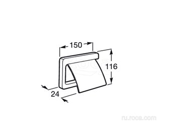 Держатель Roca для туалетной бумаги Tempo 817033001