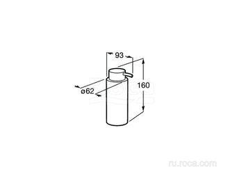 Диспенсер Roca Superinox 817312002