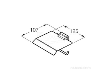 Держатель Roca для туалетной бумаги Rubik 816849001