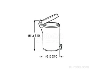 Ведро Roca Hotels 815489001