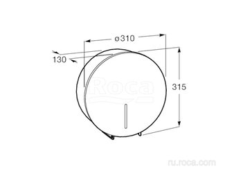 Диспенсер Roca Public 817407002