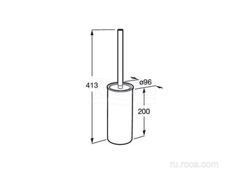 Ёршик Roca с подставкой Tempo 817038001
