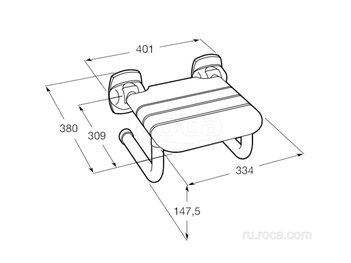 Подставка Roca для душаAccess Pro 816962009