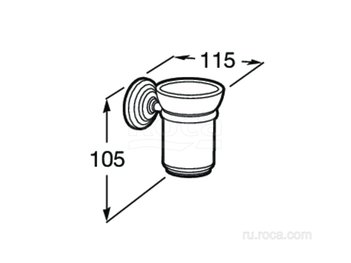 Стакан Roca Carmen 817007001