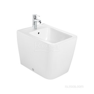 Биде Roca Inspira square напольное, BTW, белый 357537000