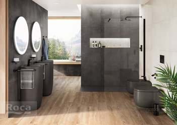 Биде Roca Beyond напольное Onix 3570B8640