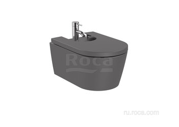 Биде Roca Inspira round подвесное, оникс 357525640