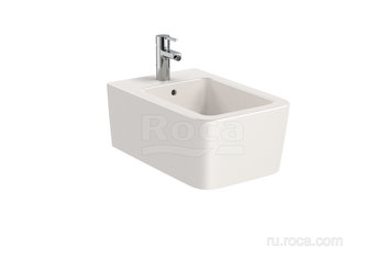 Биде Roca Inspira square подвесное, бежевый 357535650