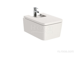 Биде Roca Inspira square подвесное, бежевый 357535650