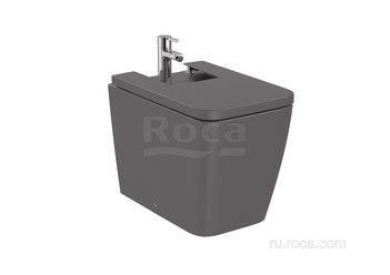 Биде Roca Inspira square напольное, BTW, оникс 357537640