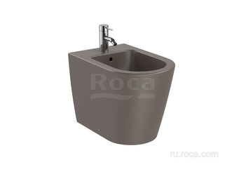 Биде Roca Inspira round напольное, BTW, кофейный 357527660