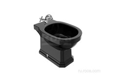 Биде Roca Carmen напольное, 3 отверстия для смесителя, черный 3570A4563