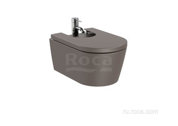 Биде Roca Inspira round подвесное, кофейный 357525660