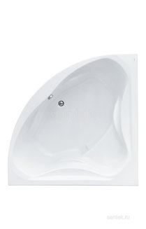 Акриловая ванна Santek Сан-Паулу 150х150 симметричная белая 1WH302399