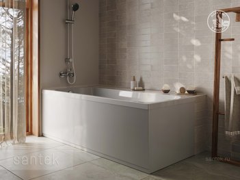 Акриловая ванна Santek Ламма 170х70 прямоугольная 1WH501747