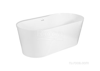 Ванна из материала Stonex® Roca Raina 159х79 овальная белая 248466000