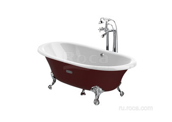 Ванна Roca Newcast бургундия, anti-slip 170x85 233650003