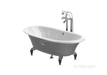 Ванна Roca Newcast серая, anti-slip 170x85 233650000