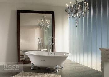 Ванна Roca Newcast белая, anti-slip 170x85 233650007