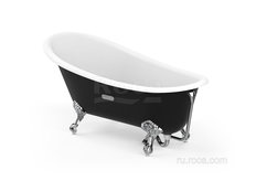 Ванна Roca Carmen черная, anti-slip 160х80 234250002