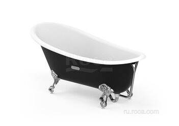 Ванна Roca Carmen черная, anti-slip 160х80 234250002