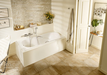 Ванна Roca Haiti 170x80 с отверстиями для ручек, anti-slip 2327G000R