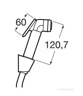 Гигиенический душ Roca Be-Fresh One 5B9330C00