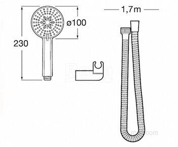 Душевой набор Roca Stella 100/1F 5B9C03C00