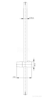 Душевая штанга Roca Stella 700 mm 5B0205C00