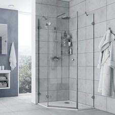 Душевое ограждение AQUATON Lax FES R пятиугольное 90х90х200 1AX022SSXX000