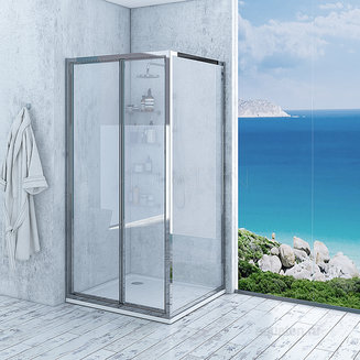 Душевое ограждение AQUATON Prima квадратное 80х80х190 + смеситель VICTORIA 1A231205XX000