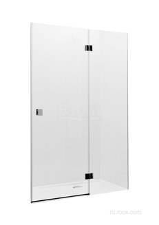 Душевое ограждение Roca Metropolis Дверь распашная 1200X1950 мм, прозрачное стекло, профиль хром MP3412012M