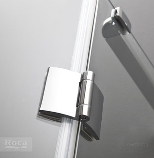 Душевое ограждение Roca Metropolis Дверь распашная 1200X1950 мм, прозрачное стекло, профиль хром MP3412012M